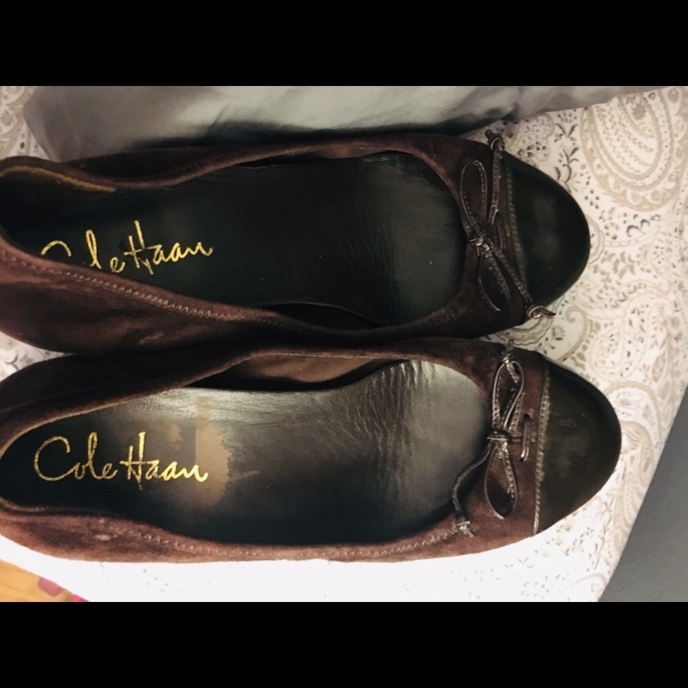 Coco Brown Cole Haan Classic Wedge slip-on